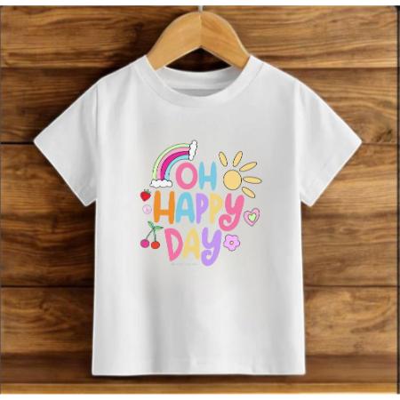 Kiz Çocuk Baskili T-shirt